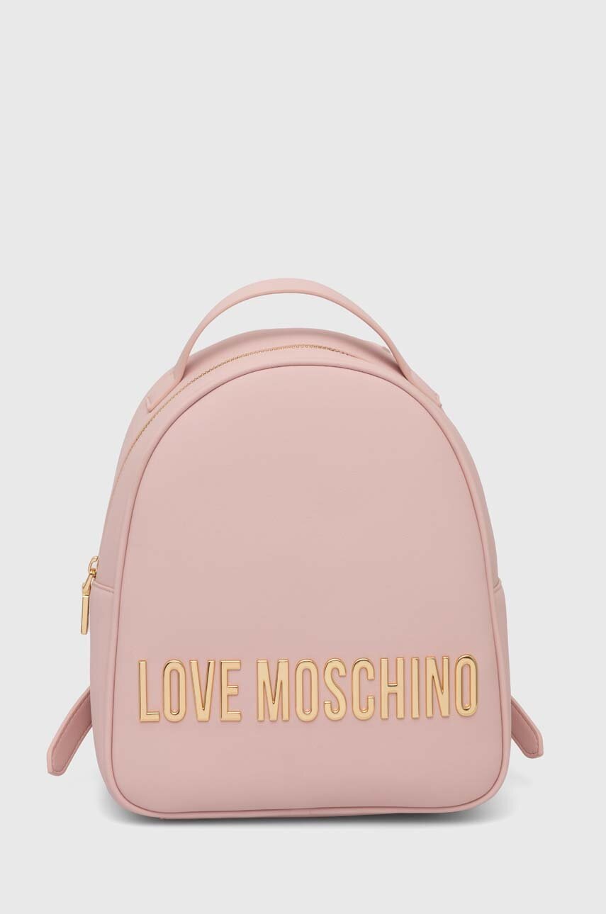 

Раница Love Moschino в розово малък размер с апликация JC4197PP1LKD0000, Розов
