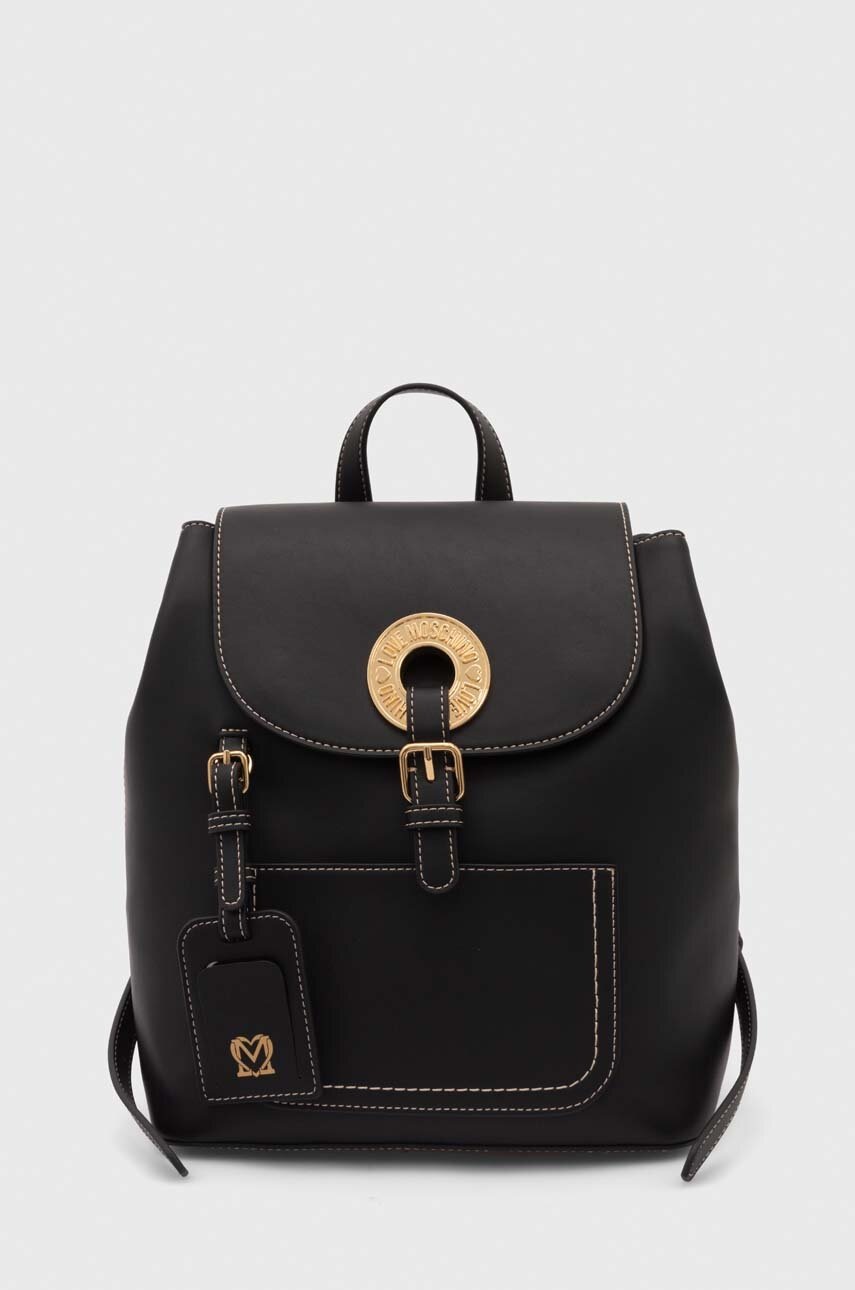 

Раница Love Moschino в черно малък размер с изчистен дизайн JC4055PP1LLG0000, Черен