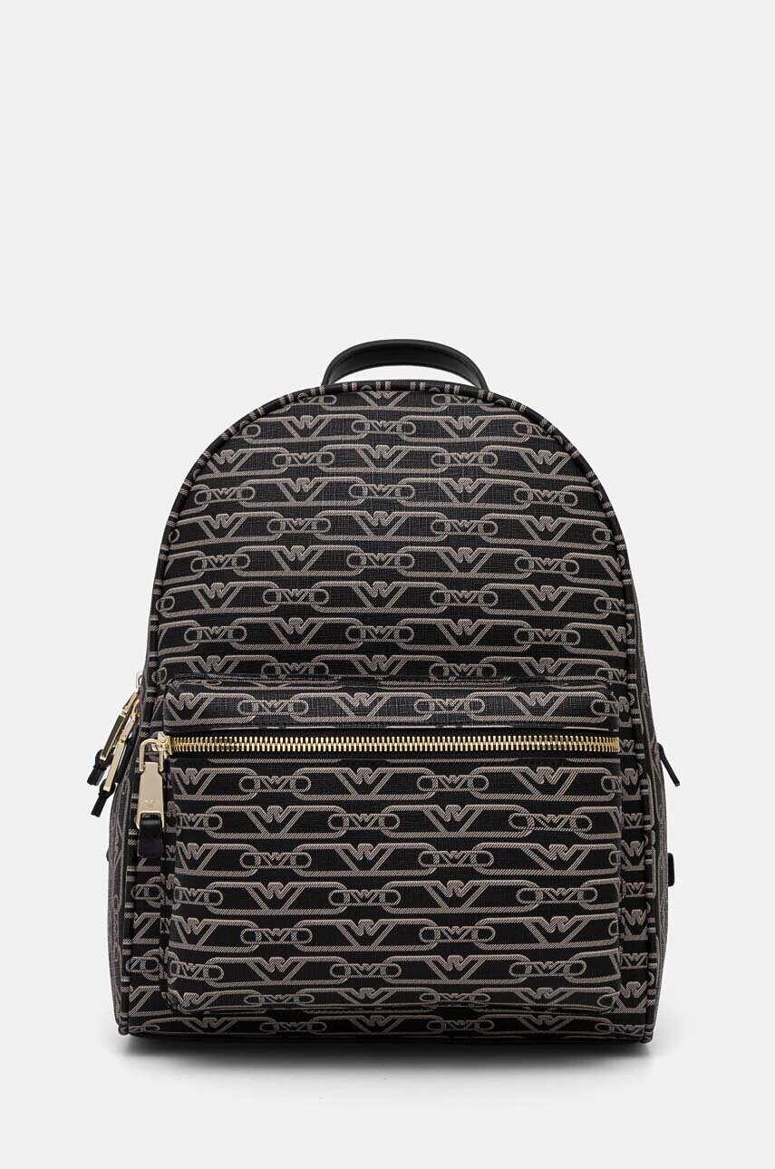Emporio Armani rucsac femei, culoarea negru, mic, modelator, EW000372 AF11951