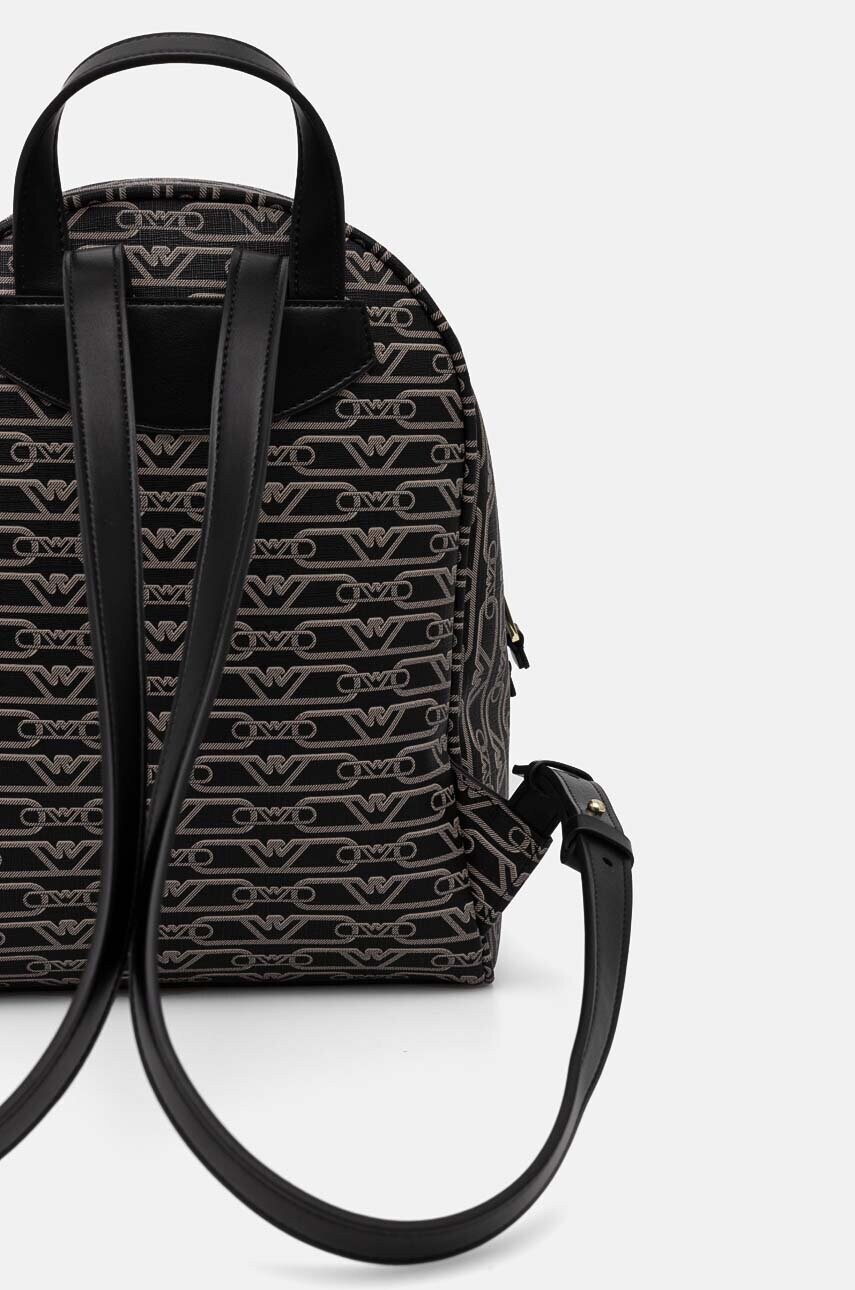 Emporio Armani hátizsák fekete, női, kis, mintás, EW000372 AF11951 termék 2. képe
