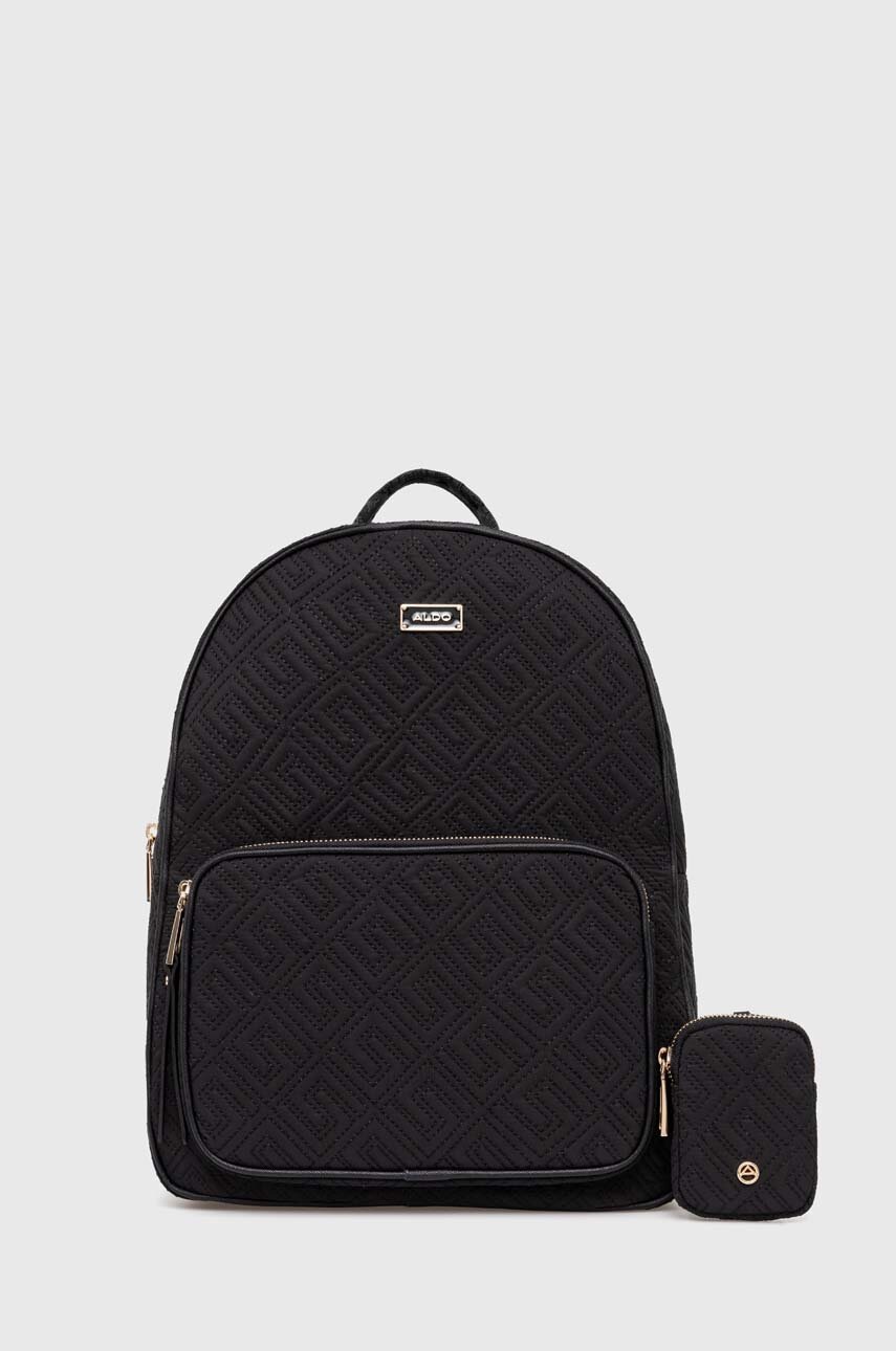 Aldo rucsac FARALY femei, culoarea negru, mare, neted, 13824285