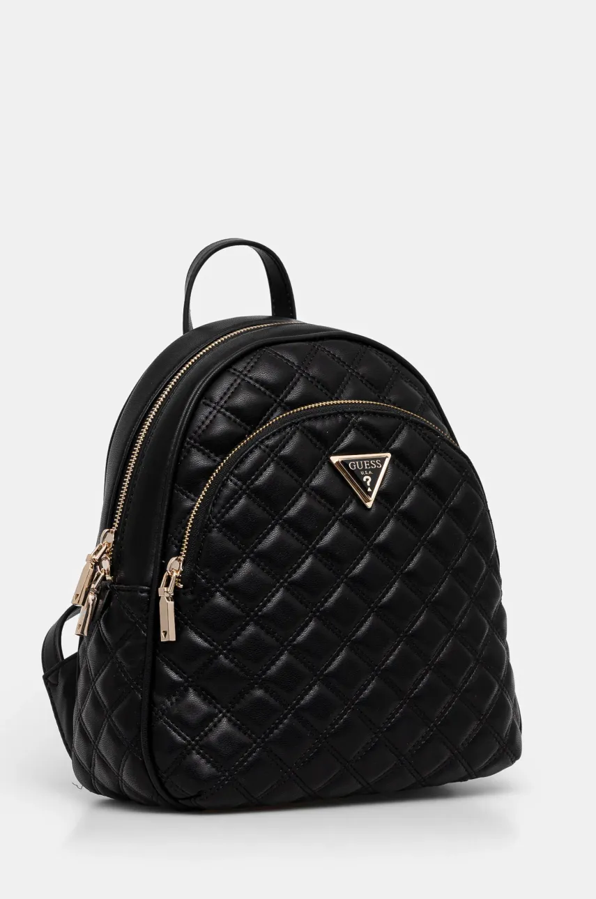 Рюкзак Guess женский цвет чёрный маленький однотонный HWQG87 48320 Рюкзак Guess женский цвет чёрный маленький однотонный HWQG87 48320