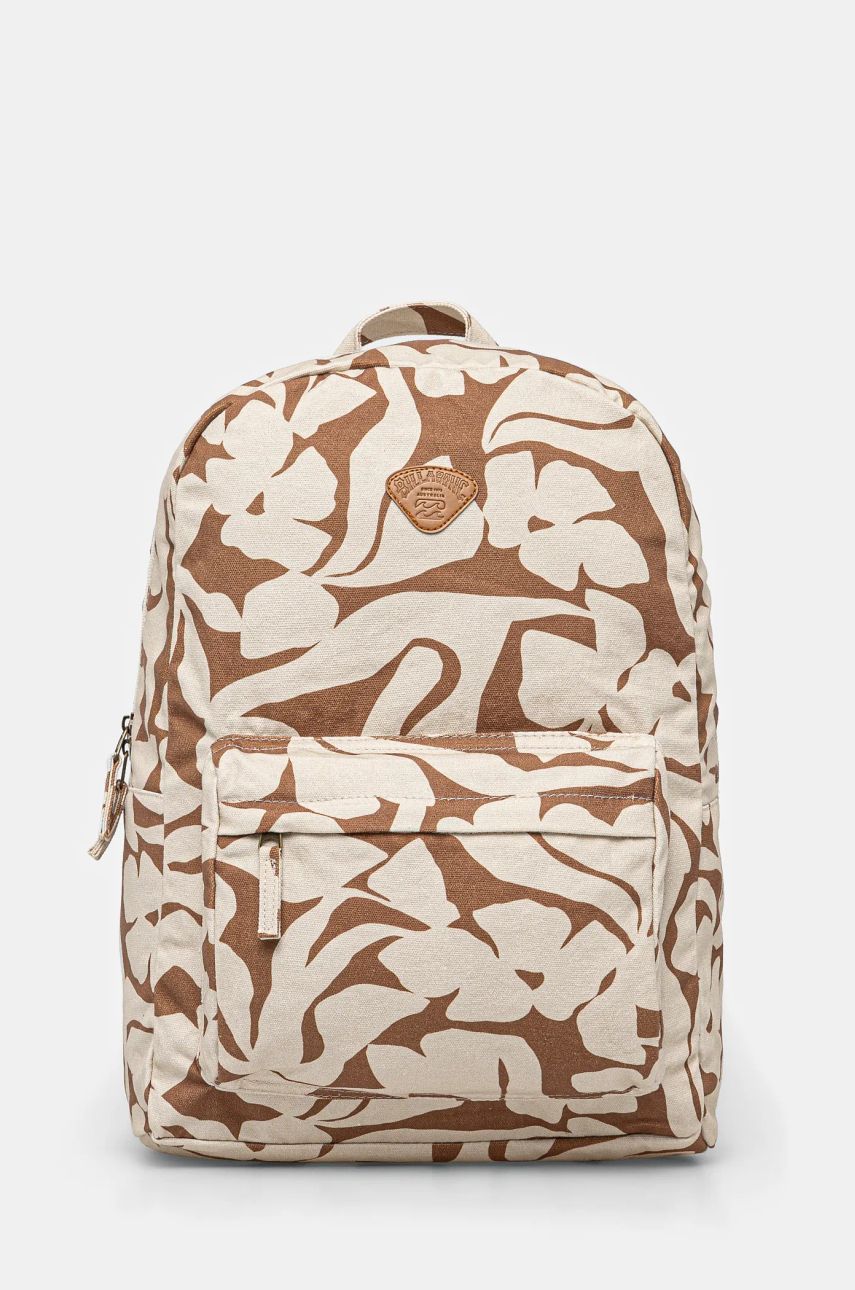 Billabong rucsac din bumbac Schools Out culoarea maro, mare, modelator, JABK3BSC