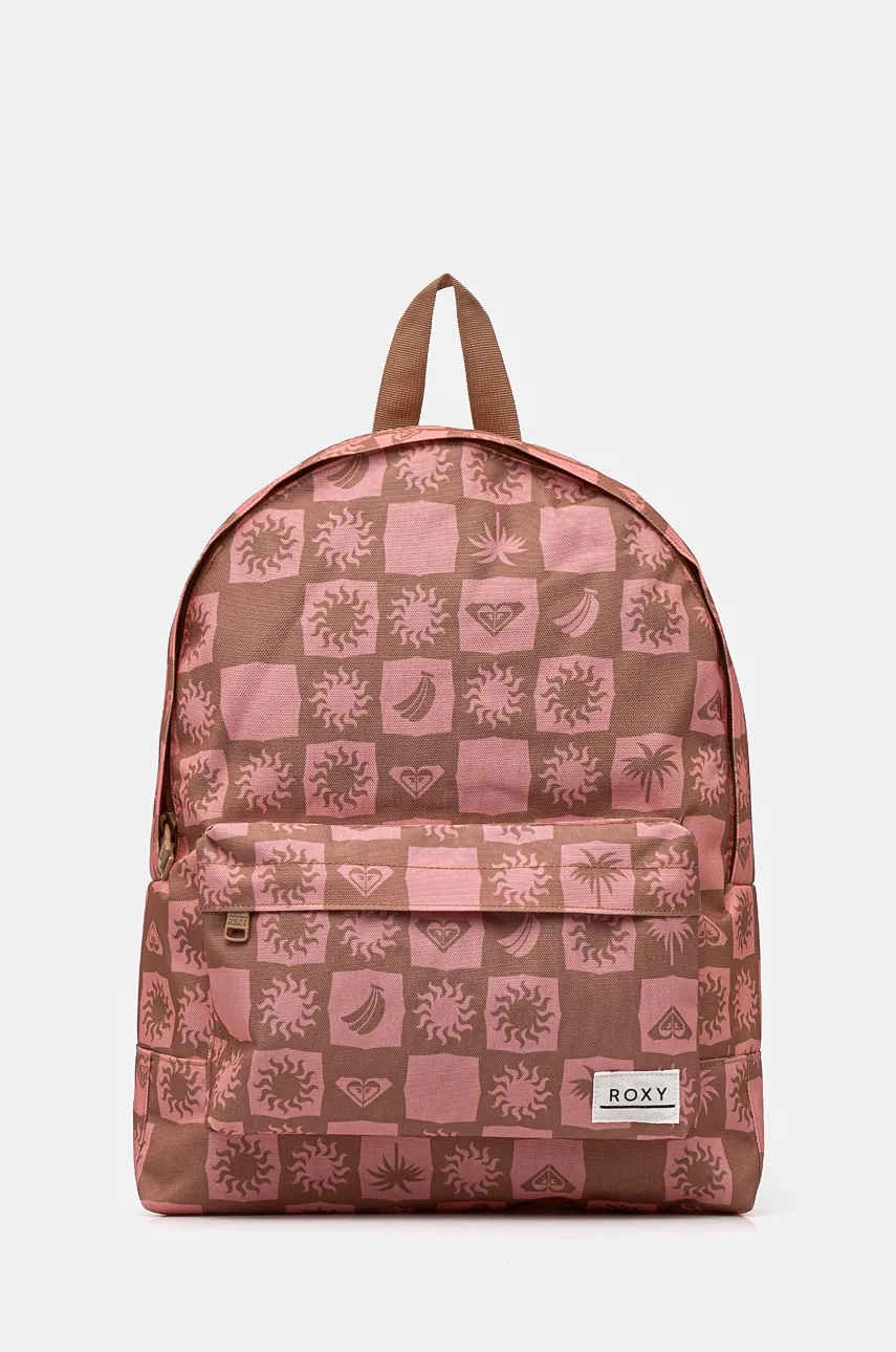 Roxy rucsac Sugar Baby Printed femei, culoarea portocaliu, mare, modelator, ERJBP04784 Roxy rucsac Sugar Baby Printed femei, culoarea portocaliu, mare, modelator, ERJBP04784