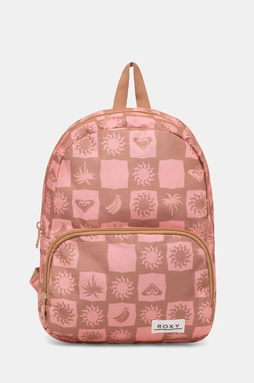 Roxy rucsac Always Core Printed femei, culoarea roz, mic, modelator, ERJBP04783 Roxy rucsac Always Core Printed femei, culoarea roz, mic, modelator, ERJBP04783