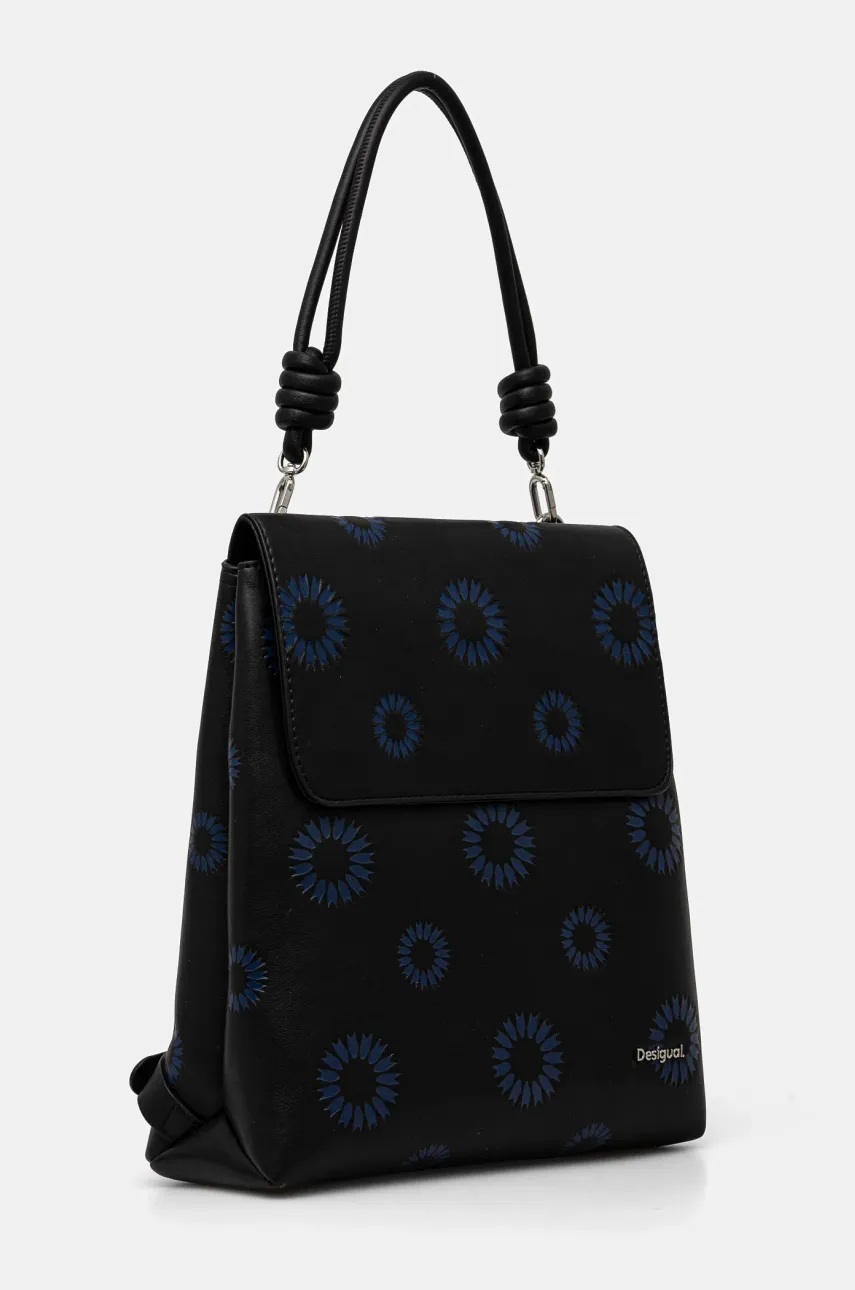 Рюкзак Desigual AVALON HAMPTON женский цвет чёрный маленький узорный 24WAKP07 Рюкзак Desigual AVALON HAMPTON женский цвет чёрный маленький узорный 24WAKP07