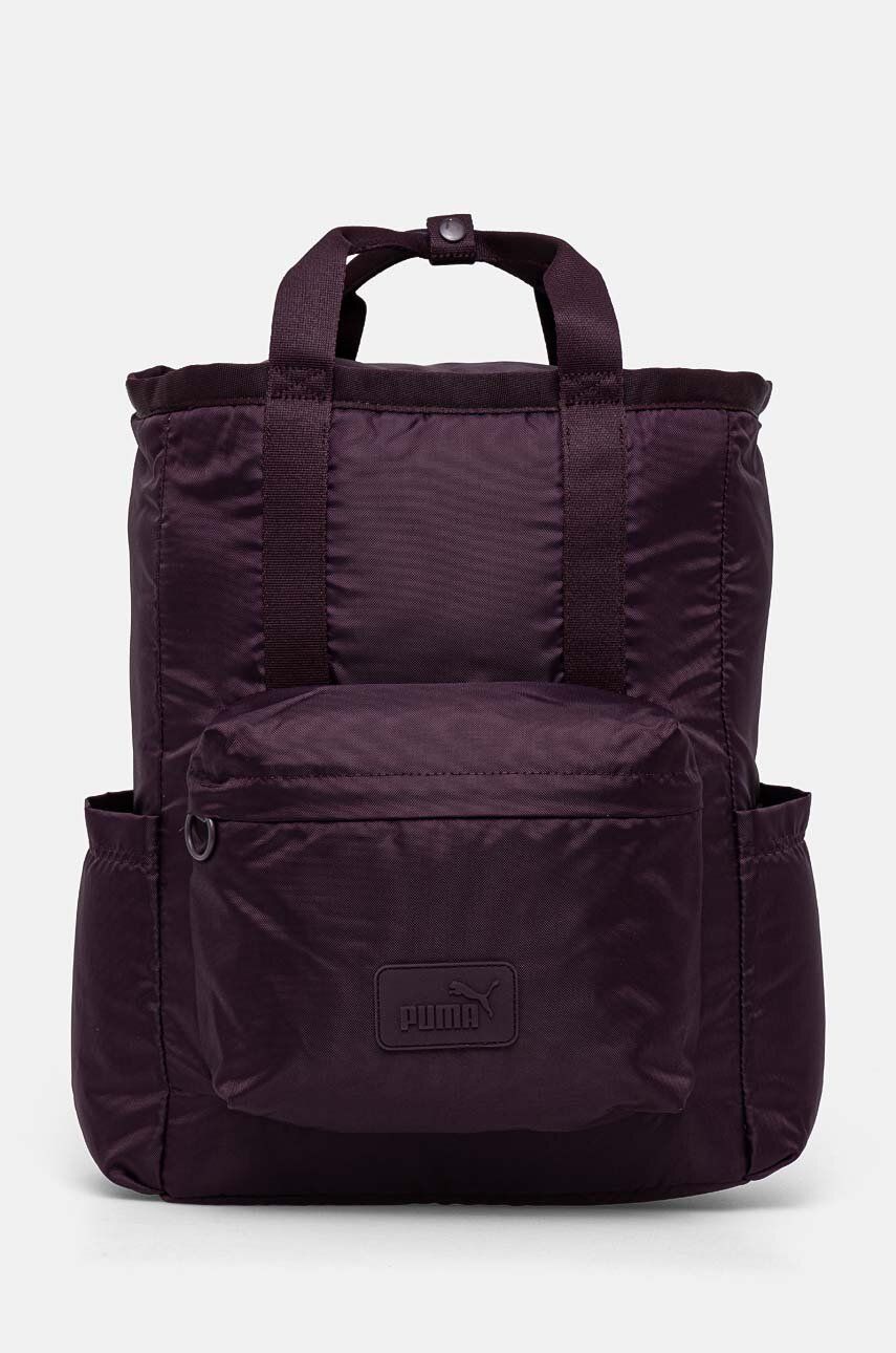 Puma rucsac femei, culoarea violet, mare, neted, 90655