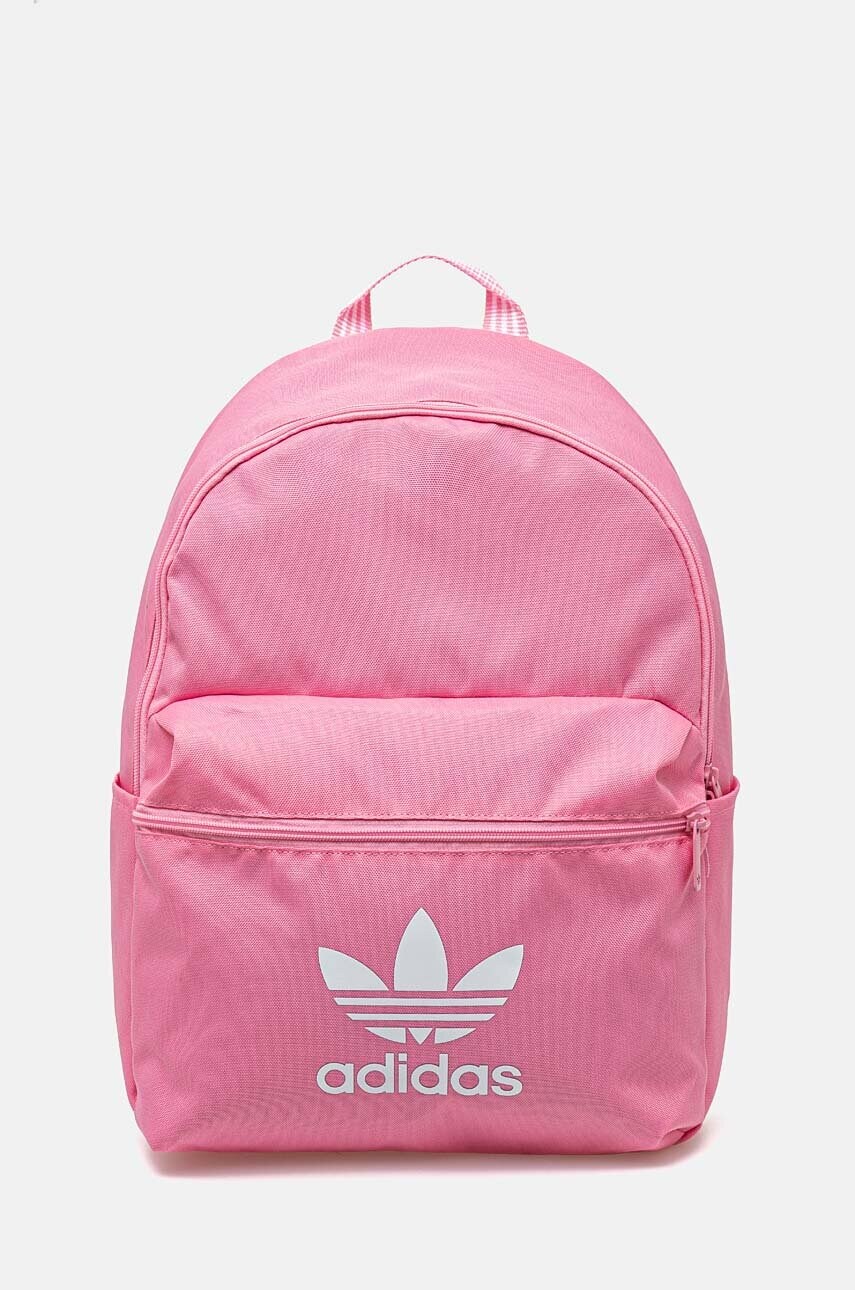 

Раница adidas Originals в розово голям размер с принт IX7456, Розов