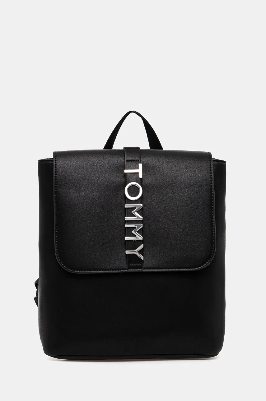 

Раница Tommy Jeans в черно малък размер с апликация AW0AW16506, Черен