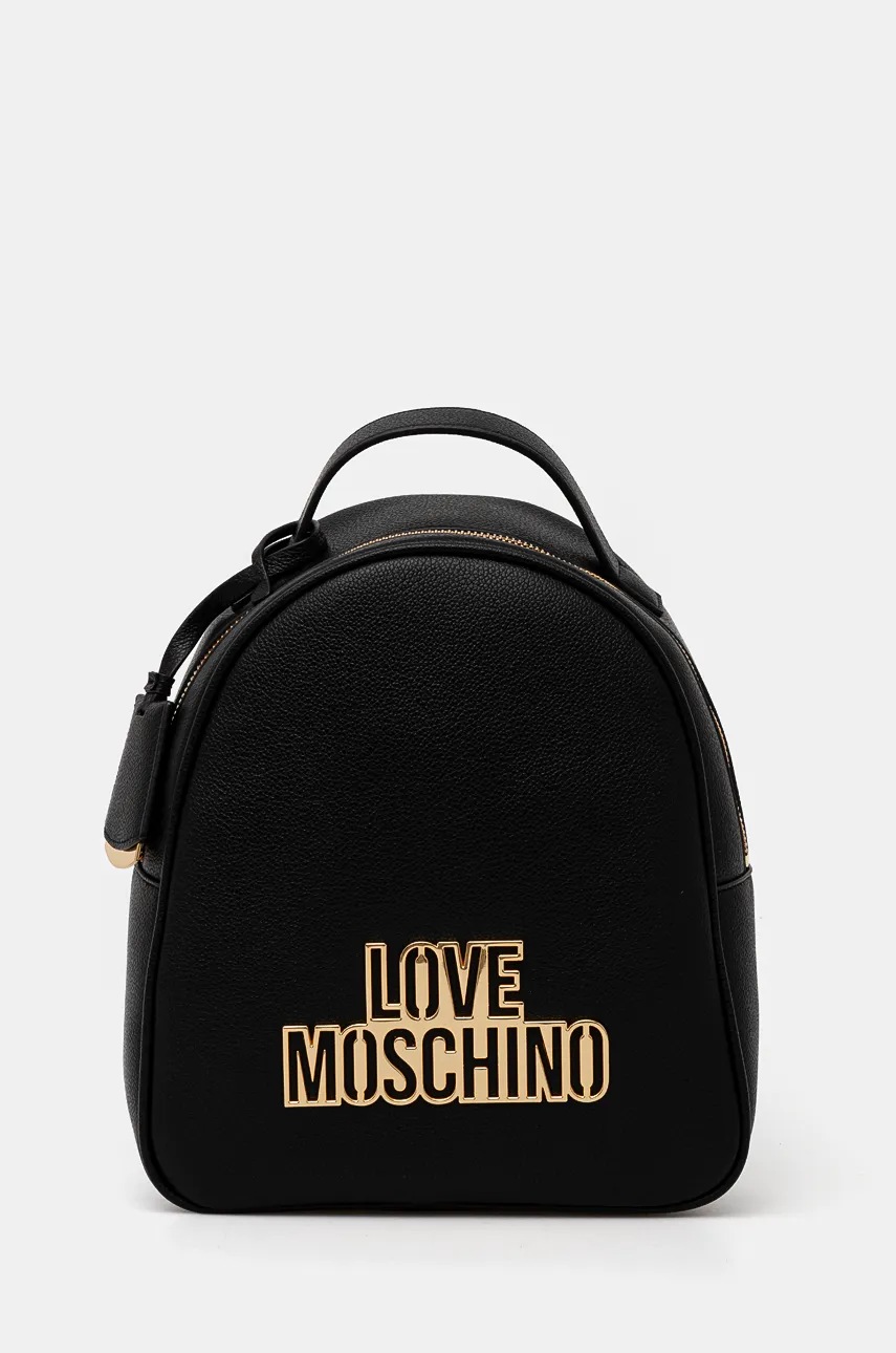 

Раница Love Moschino в черно малък размер с апликация JC4338PP0L, Черен