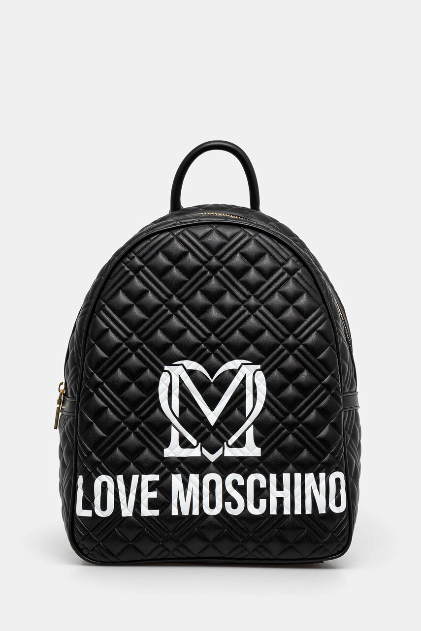 

Раница Love Moschino в черно малък размер с изчистен дизайн JC4377PP0L, Черен