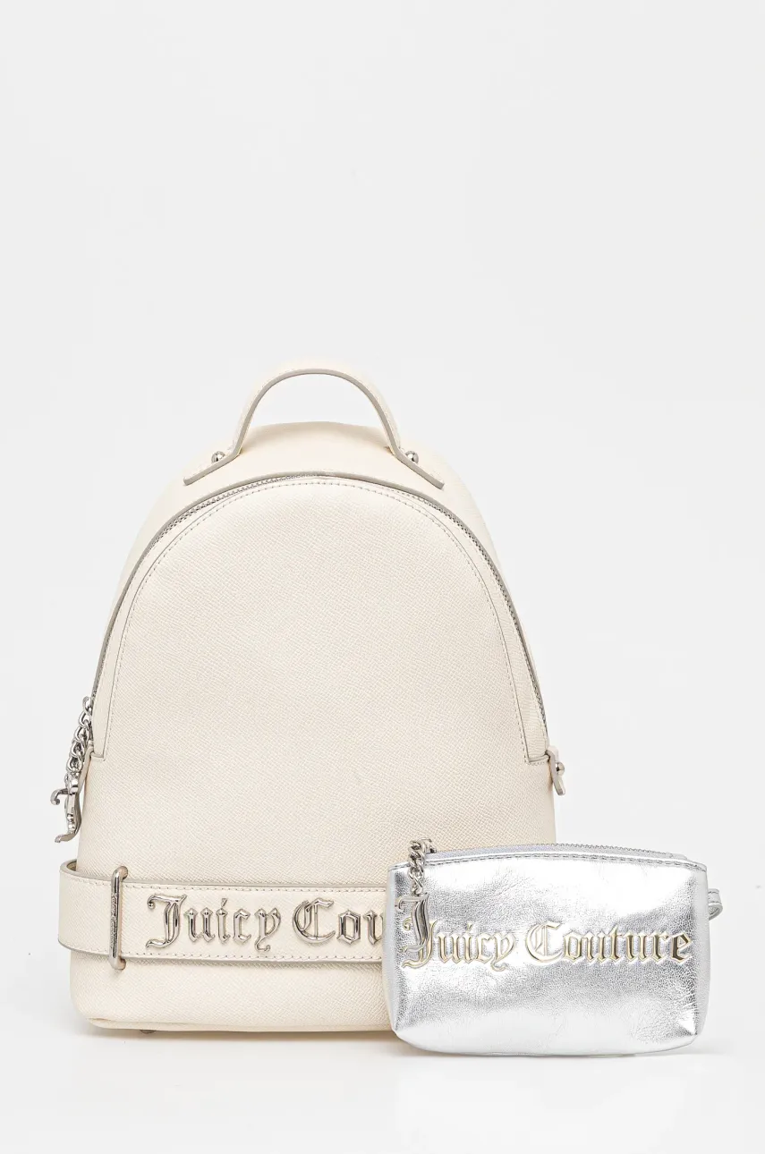 Juicy Couture rucsac Jasmine femei, culoarea bej, mic, cu imprimeu, BIJJM3061WVP000