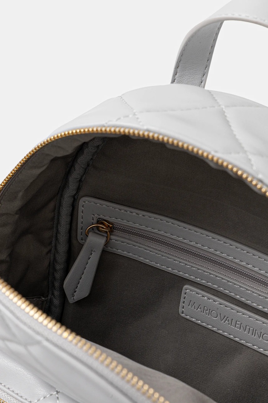 Σακίδιο πλάτης Valentino Bags χρώμα: γκρι, VBS51O07 φωτογραφία