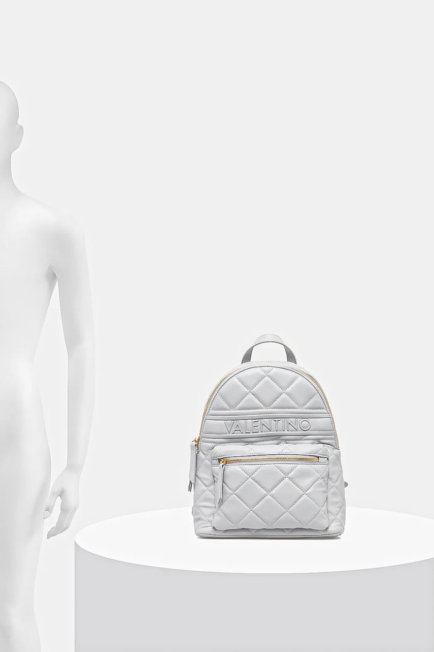 Σακίδιο πλάτης Valentino Bags χρώμα: γκρι, VBS51O07 φωτογραφία