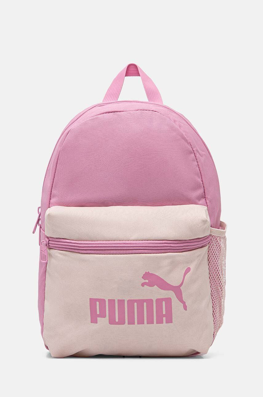 Detský ruksak Puma Phase Small Backpack ružová farba, malý, s potlačou, 798791