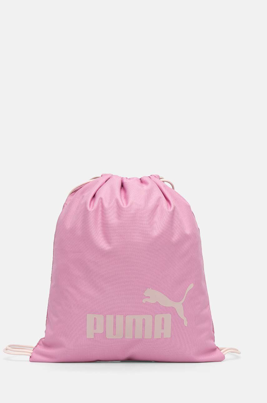 Puma rucsac Phase Small Gym Sack culoarea roz, modelator, 901900