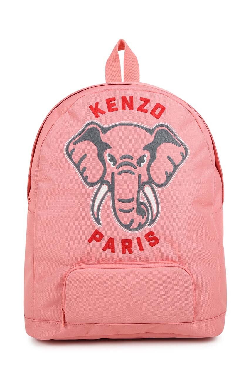 Kenzo Kids ghiozdan copii culoarea roz, mare, cu imprimeu, K60603.G
