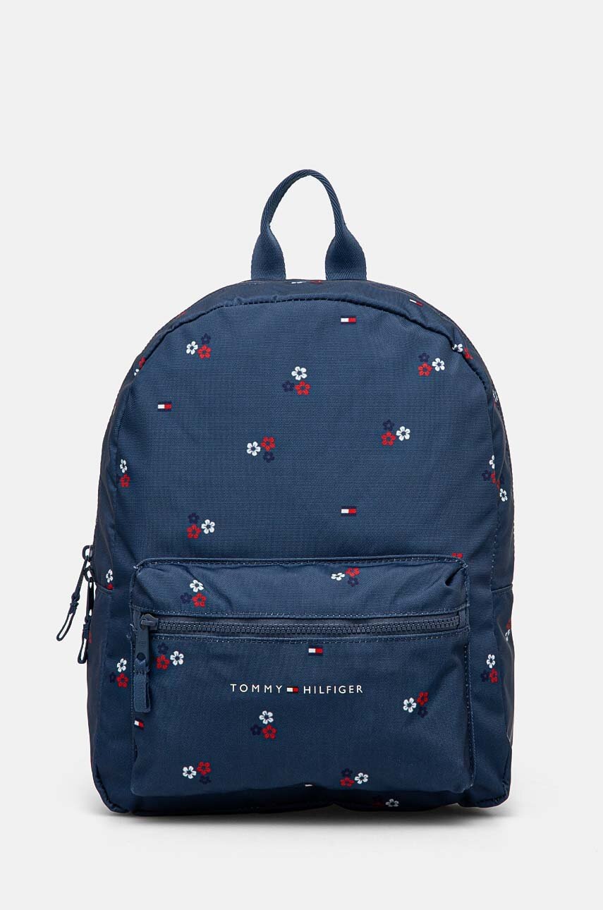 

Детска раница Tommy Hilfiger в тъмносиньо голям размер с десен AU0AU01902, Тъмносин
