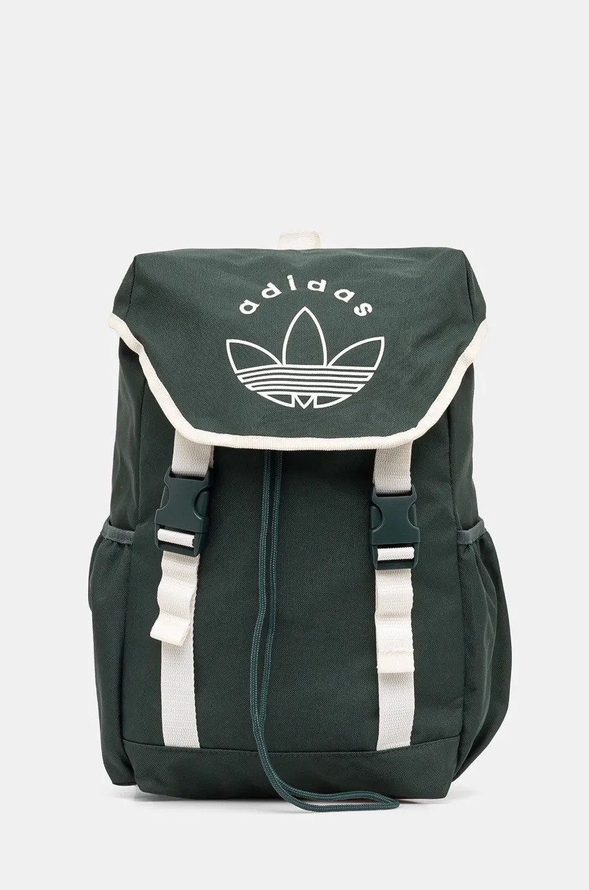 

Детска раница adidas Originals BACKPACK в зелено голям размер с принт IY6686, Зелен