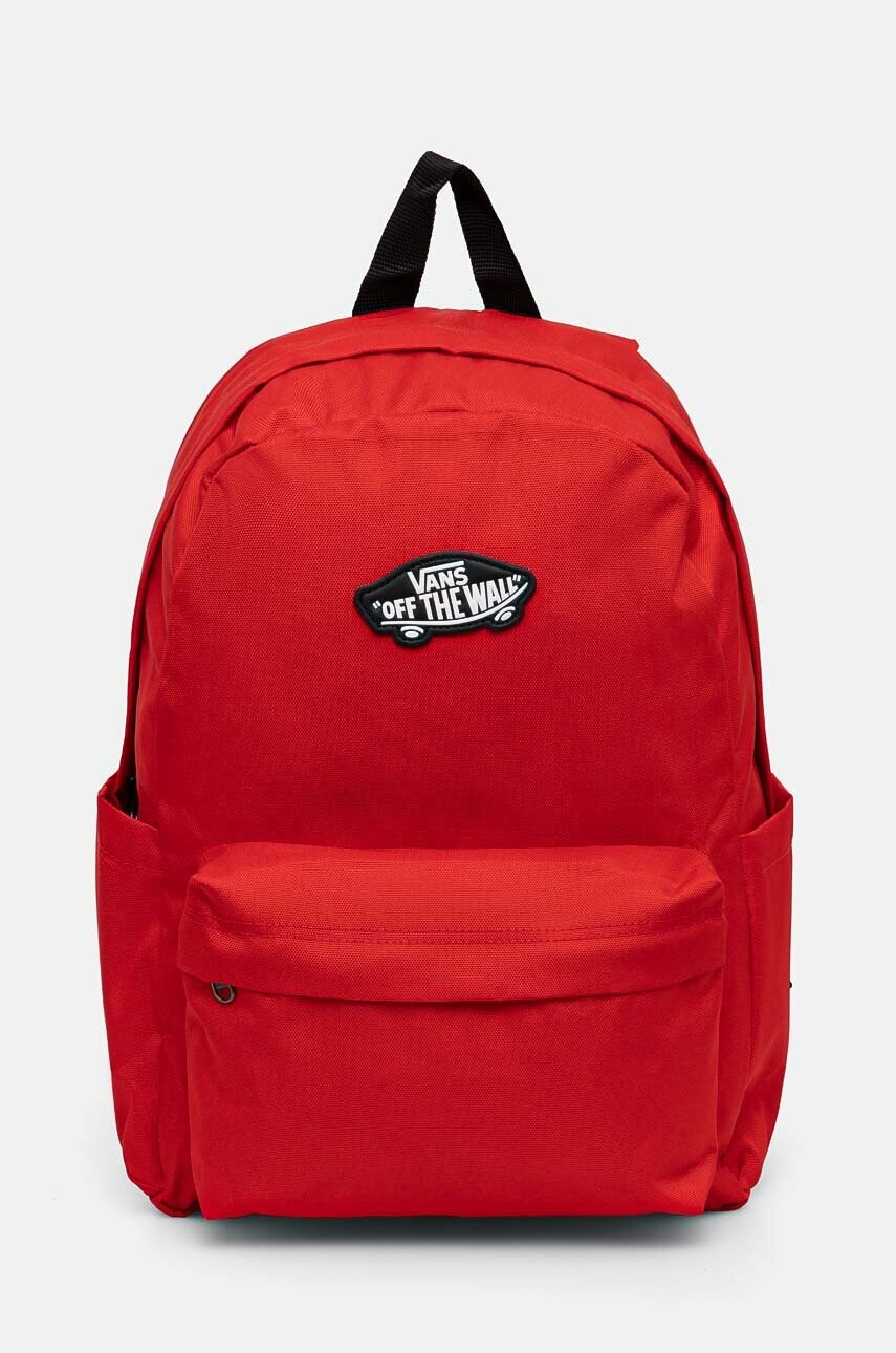 Vans ghiozdan copii Old Skool Grom Backpack culoarea rosu, mare, neted, VN000H56IZQ1