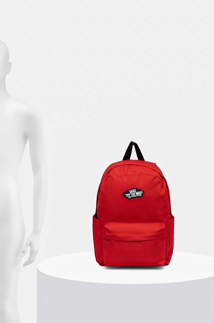 Dječji Ruksak Vans Old Skool Grom Backpack Boja: Crvena, Veliki, Bez Uzorka, VN000H56IZQ1