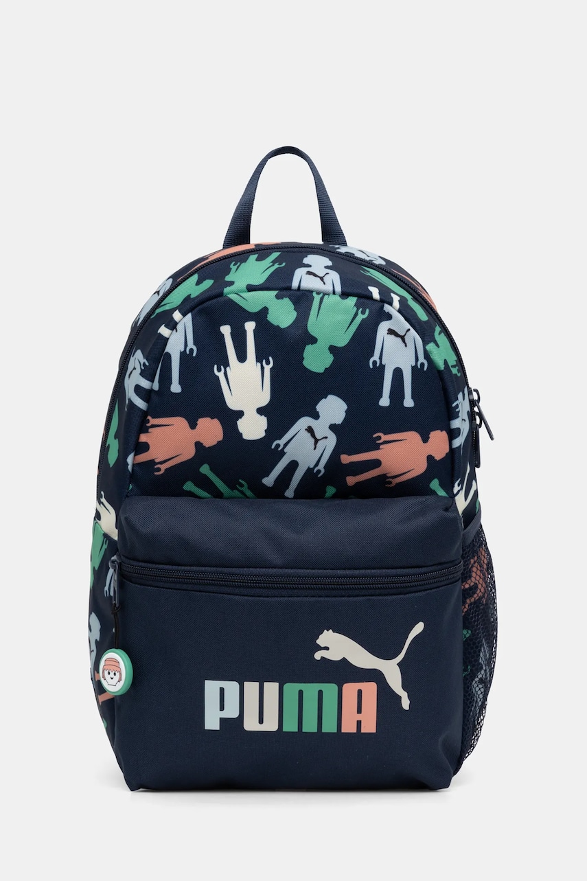 Puma rucsac X PLAYMOBIL culoarea albastru marin, mic, modelator, 906640