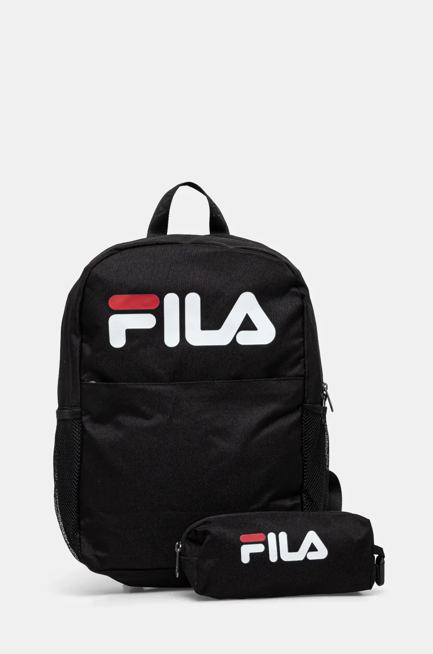 Fila ghiozdan copii FAVORITEN culoarea negru, mare, cu imprimeu, FBT0003