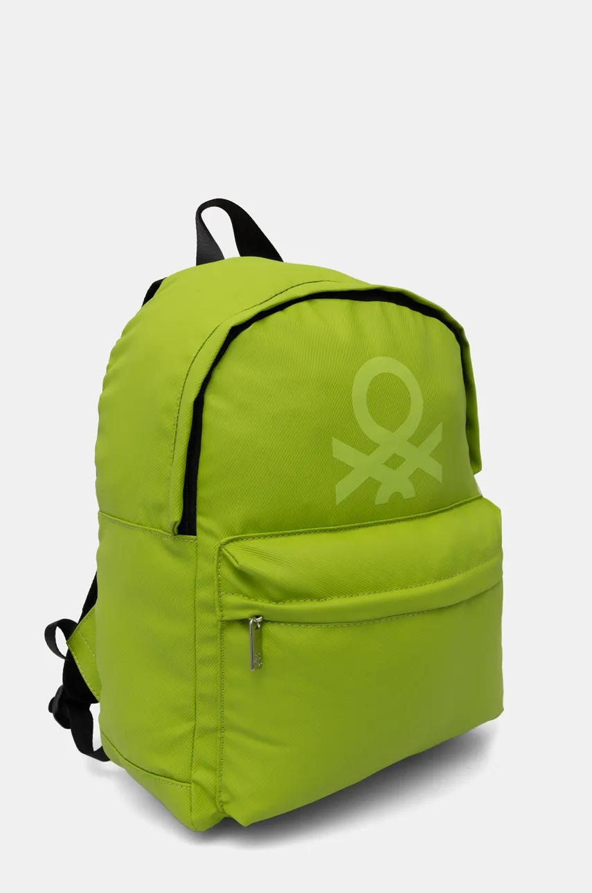 Детский рюкзак United Colors of Benetton цвет зелёный большой с принтом 6FK8CY01J