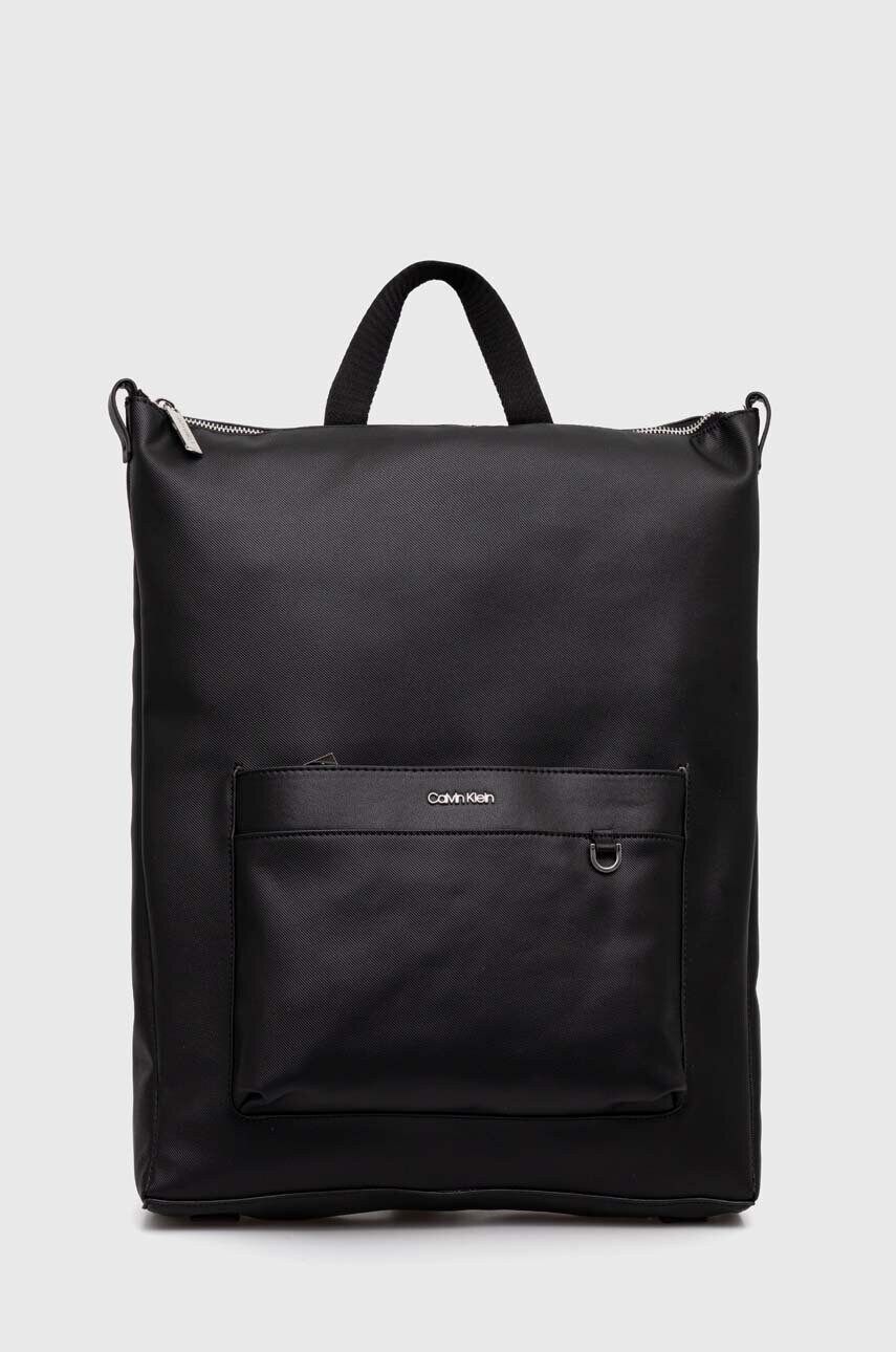 Levně Batoh Calvin Klein pánský, černá barva, velký, hladký, K50K511847