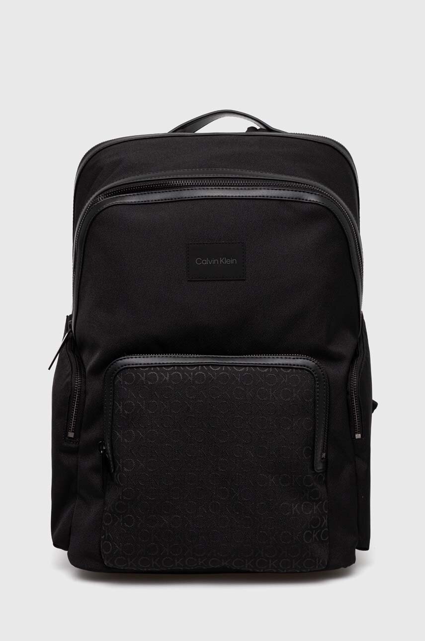 

Раница Calvin Klein в черно голям размер с изчистен дизайн K50K512424, Черен