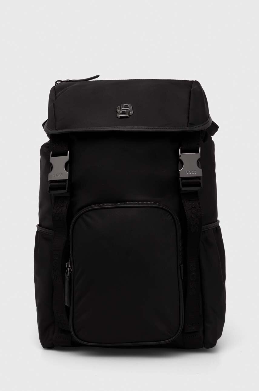 BOSS rucsac barbati, culoarea negru, mare, neted, 50516809