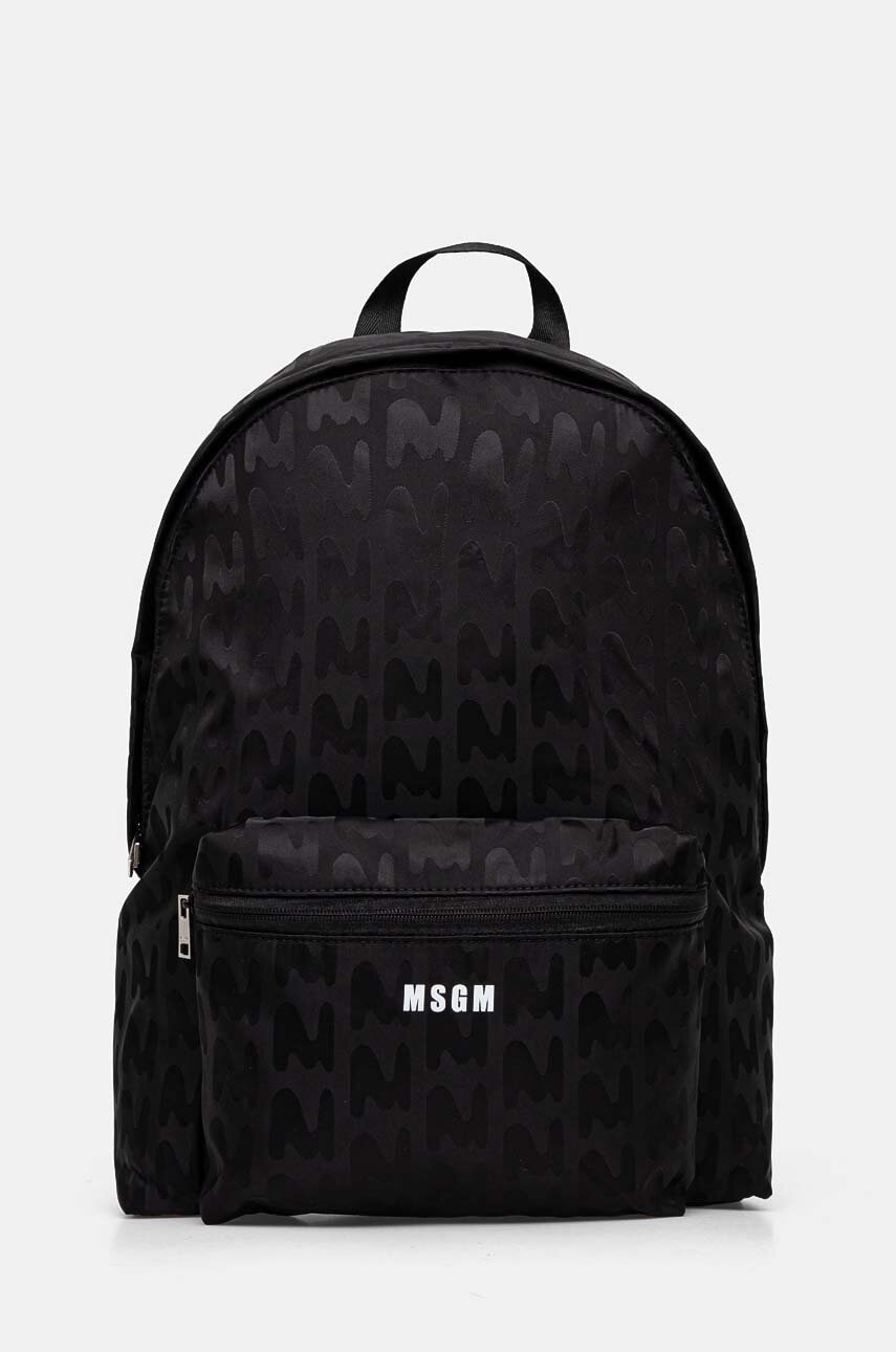 MSGM rucsac barbati, culoarea negru, mare, modelator, 3740MZ38.640 MSGM rucsac barbati, culoarea negru, mare, modelator, 3740MZ38.640