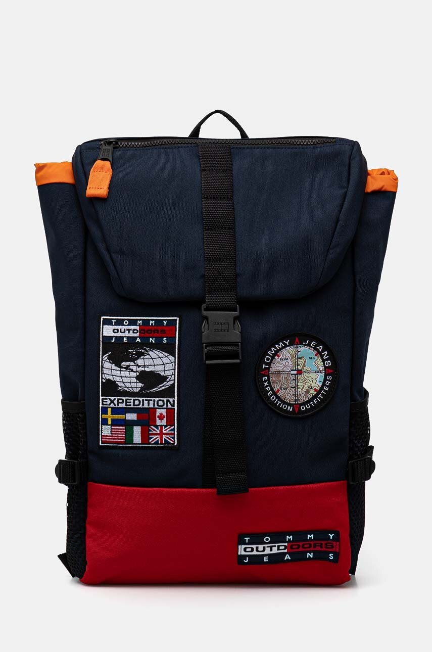 

Раница Tommy Jeans в тъмносиньо малък размер с апликация AM0AM12398, Тъмносин