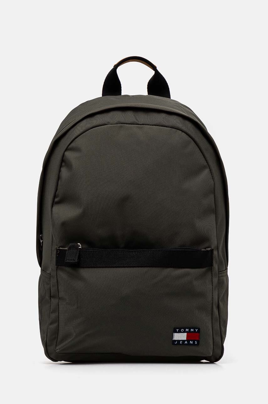 

Раница Tommy Jeans в зелено голям размер с изчистен дизайн AM0AM12407, Зелен