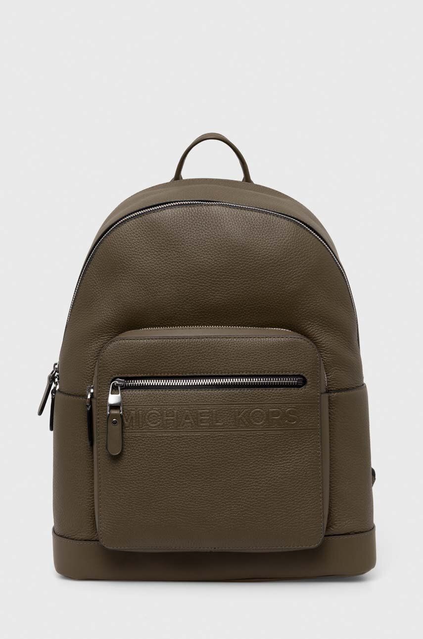 Michael Kors rucsac barbati, culoarea verde, mare, neted, 33T4LHDB2L