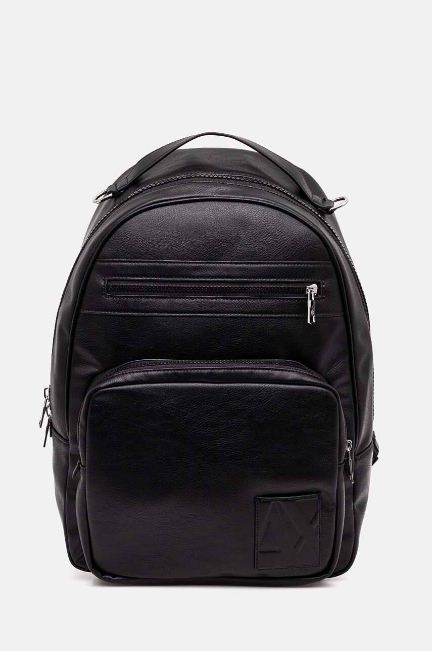 

Раница Armani Exchange в черно голям размер с изчистен дизайн 952670 4F869, Черен