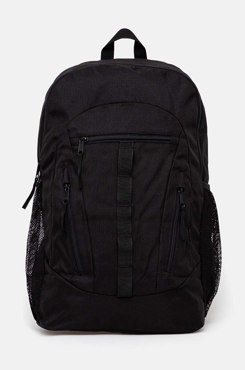 Hollister Co. rucsac barbati, culoarea negru, mare, neted, KI312-4019