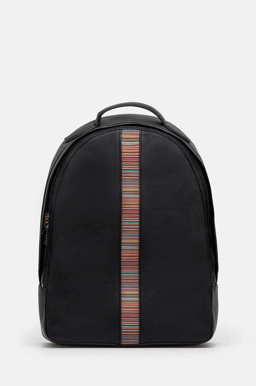 Paul Smith ghiozdan de piele barbati, culoarea negru, mare, cu imprimeu, M1A-6596-BMULTI