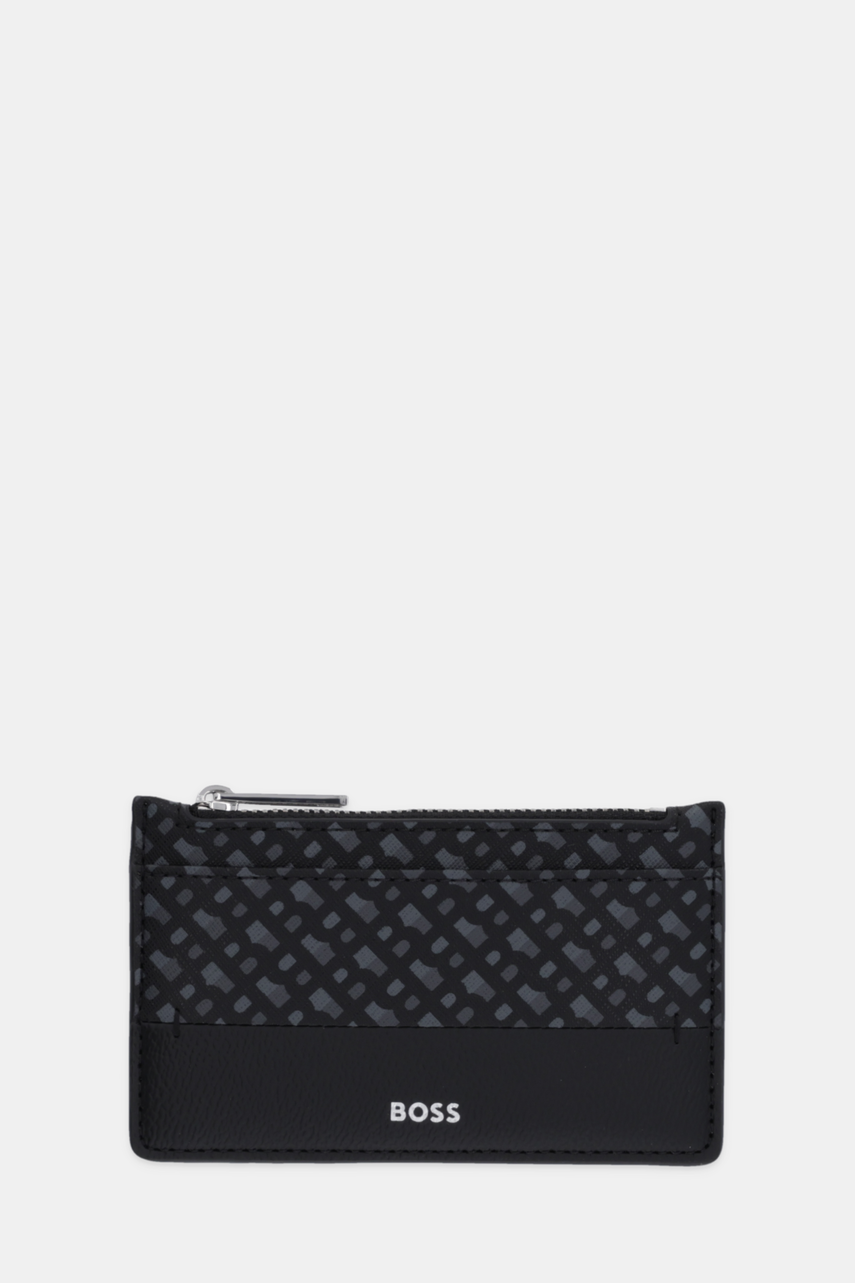 BOSS portofel de piele barbati, culoarea negru, 50529523