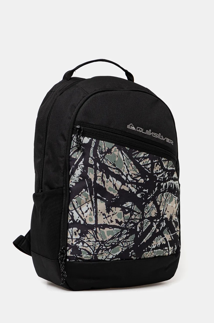 Рюкзак Quiksilver Schoolie 2.0 мужской цвет чёрный большой узорный AQYBP03163 Рюкзак Quiksilver Schoolie 2.0 мужской цвет чёрный большой узорный AQYBP03163