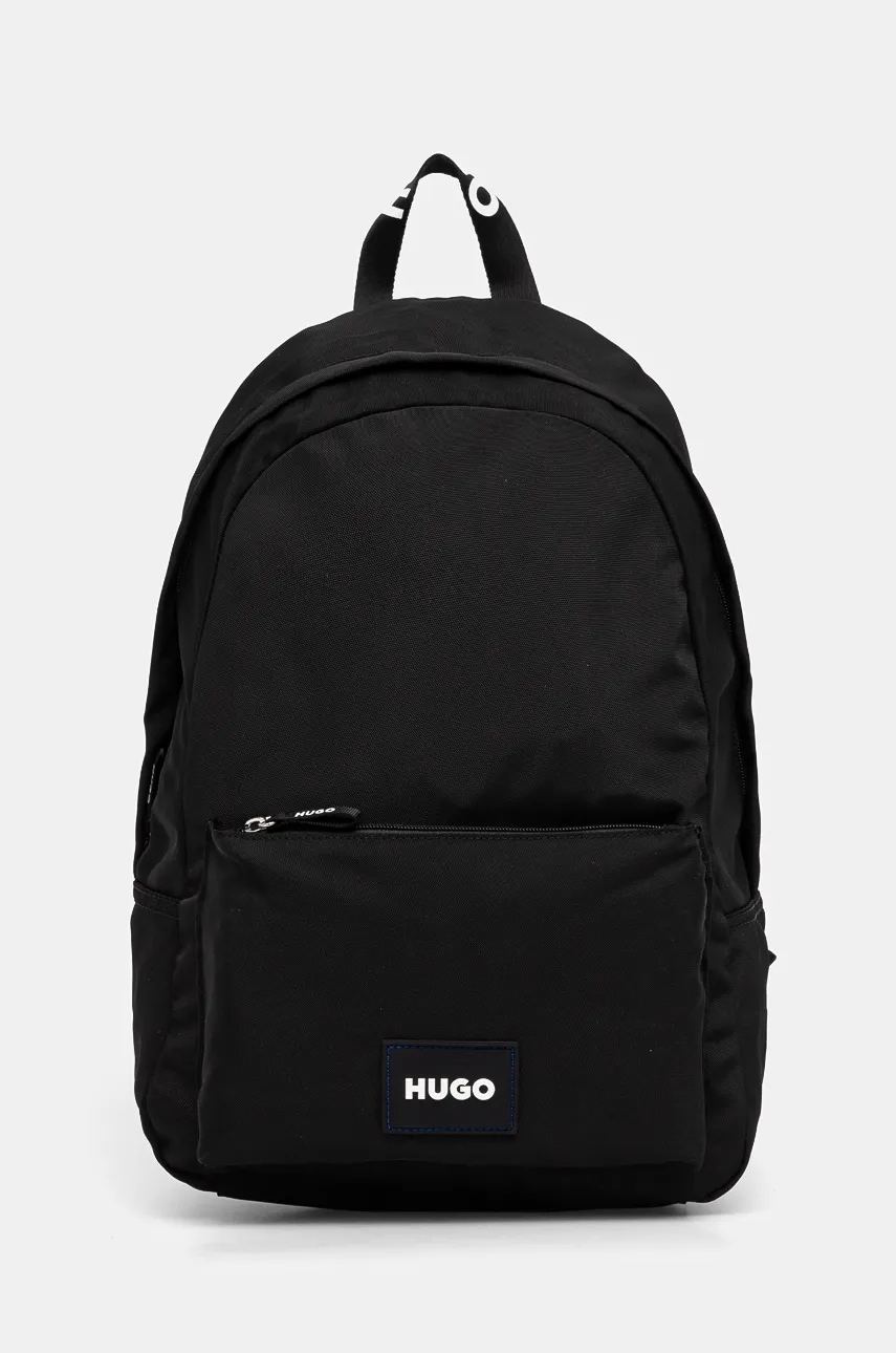 Hugo Blue rucsac barbati, culoarea negru, mare, cu imprimeu, 50531717