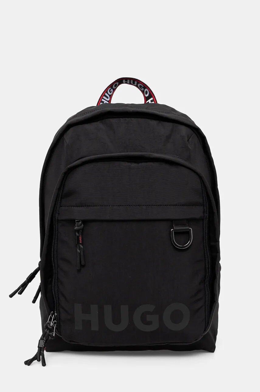 HUGO rucsac barbati, culoarea negru, mare, neted, 50529418