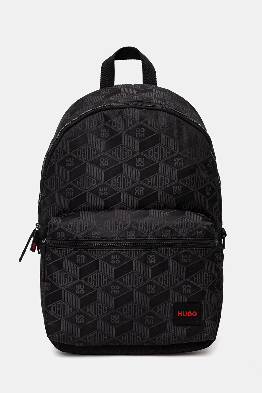 HUGO rucsac barbati, culoarea negru, mare, modelator, 50529424