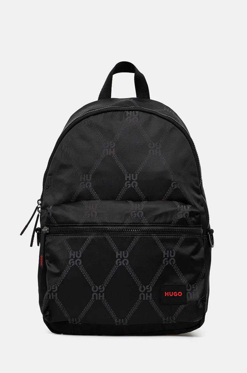 HUGO rucsac barbati, culoarea negru, mare, modelator, 50529424