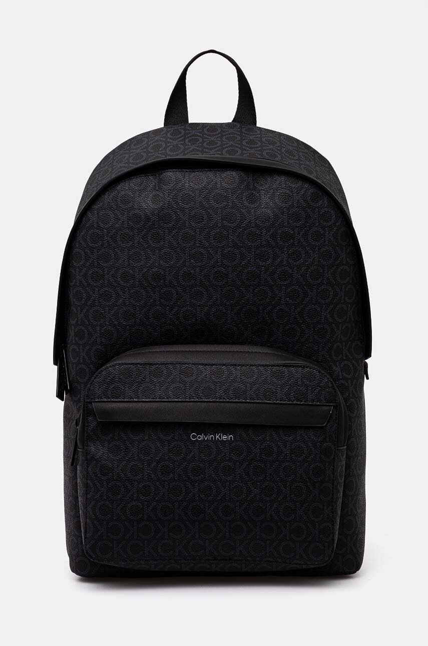 

Раница Calvin Klein в черно голям размер с десен K50K512194, Черен