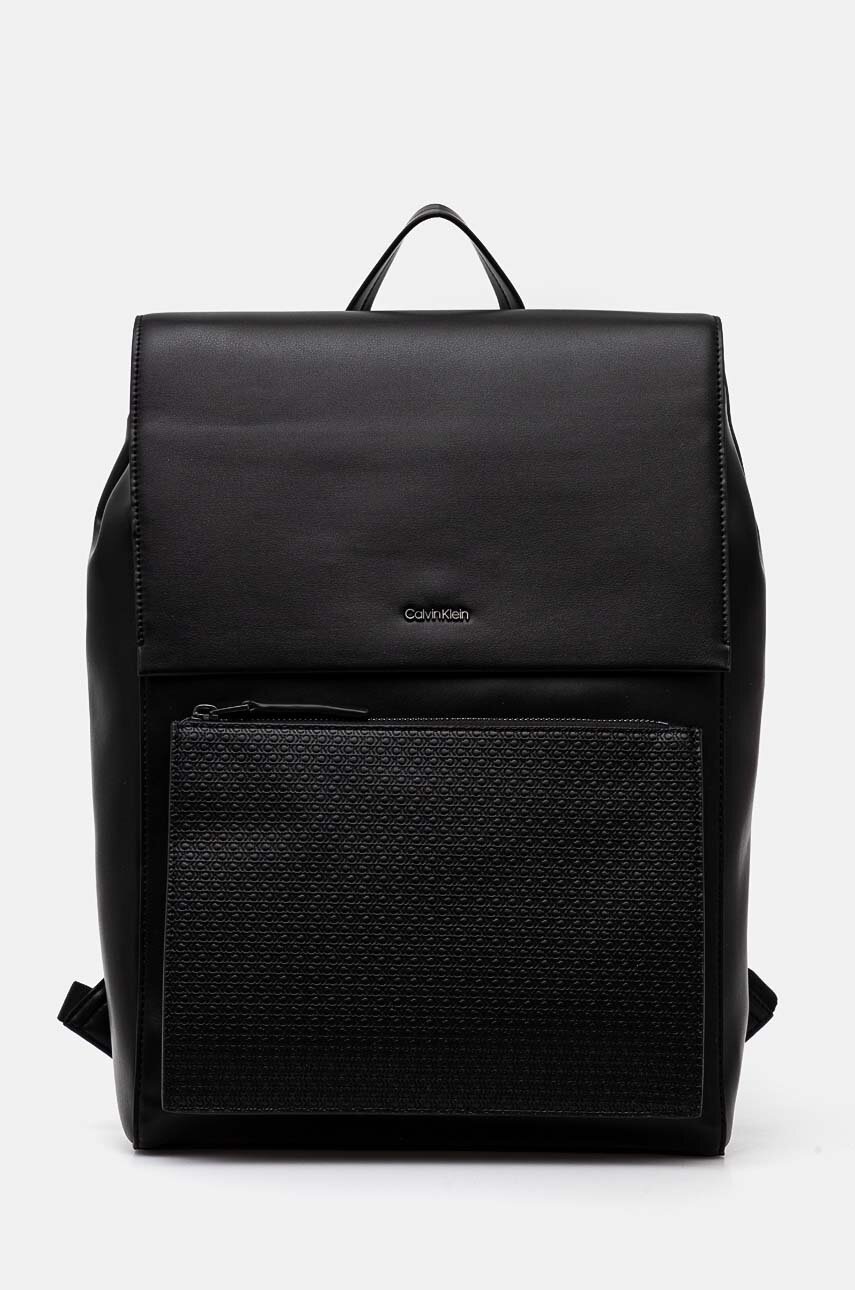 

Раница Calvin Klein в черно голям размер с изчистен дизайн K50K512195, Черен