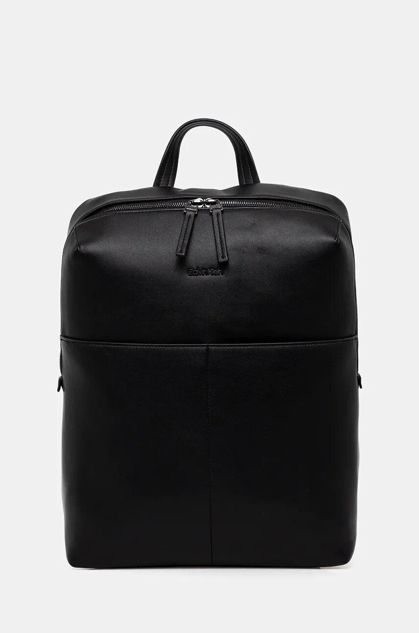 

Раница Calvin Klein в черно голям размер с изчистен дизайн K50K512251, Черен