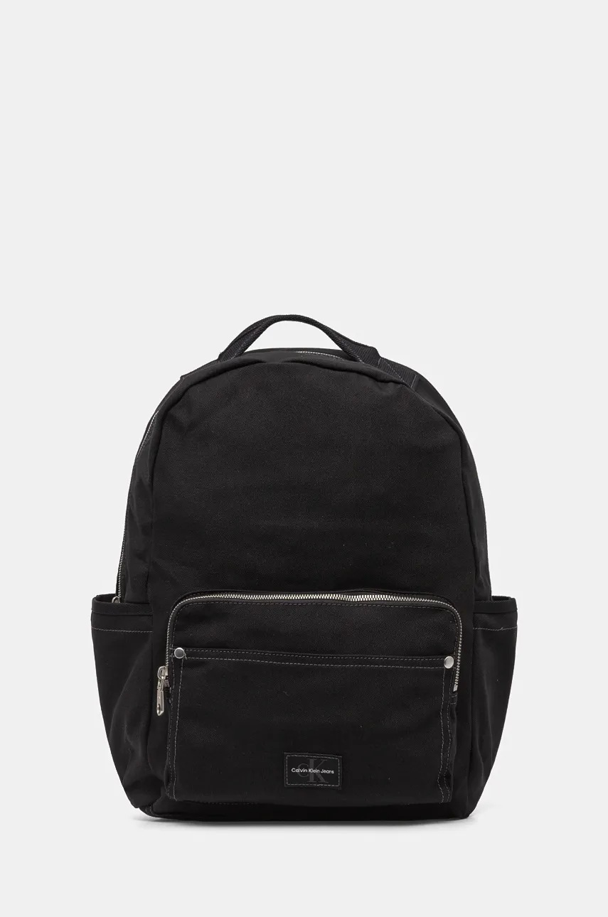 

Раница Calvin Klein Jeans в черно голям размер с изчистен дизайн K50K512549, Черен