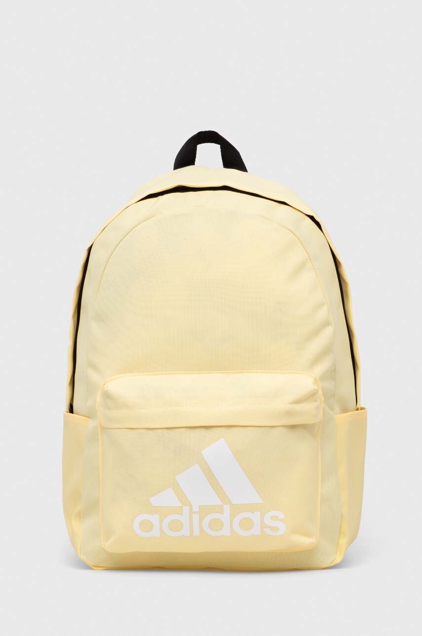 adidas rucsac culoarea galben, mare, cu imprimeu, JF0673