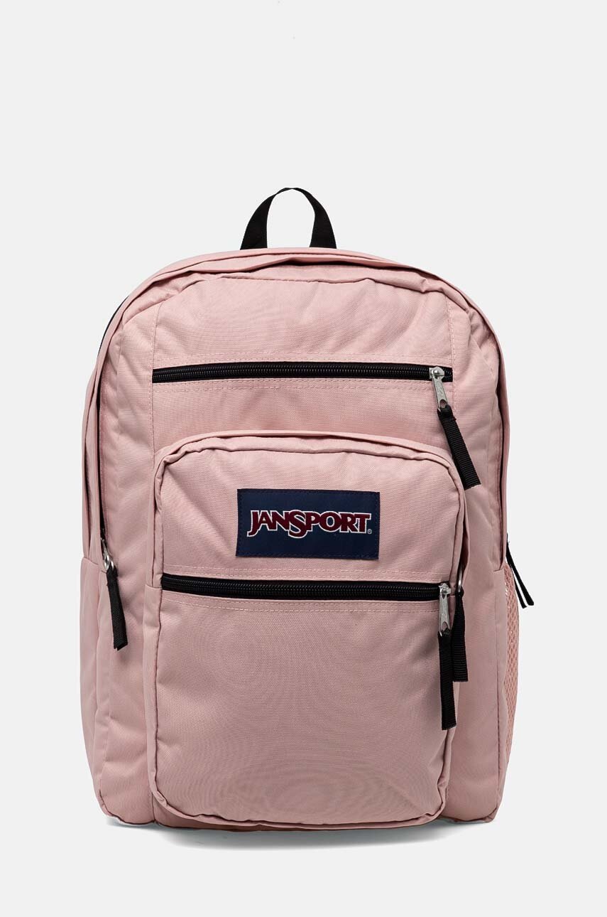 Jansport rucsac Big Student culoarea roz, mare, neted, EK0A5BAHN591